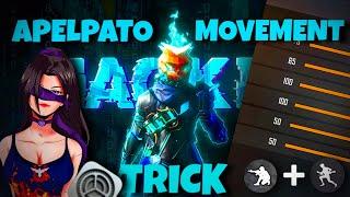 @ApelapatoGo Movement + Accuracy Trick Tutorial  ||  Phoenix Os  Movement Trick  || Headshot trick