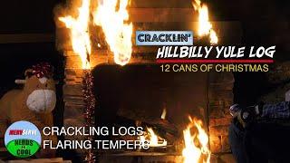 Crackling Holiday Fireplace  - Hillbilly Yule Log 2024