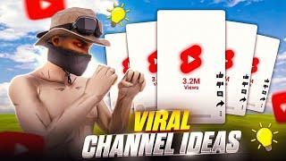 Top 5 VIRAL Youtube Channel IDEAS| Best Trending Viral Content  For Free Fire Gaming Channel