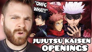 THESE ARE INSANE??!! | "JUJUTSU KAISEN Openings (1-5)" | New Anime Fan | REACTION!