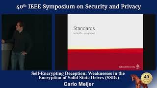 Self-Encrypting Deception: Weaknesses in the Encryption of Solid State Drives