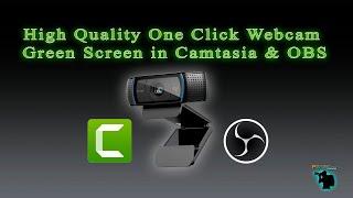 Green Screen with the Logitech C920 Webcam: In one click (2021)