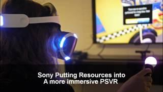 Sony is exploring different avenues for  Vive-style VR GPS