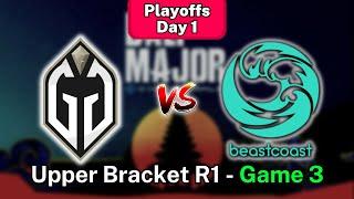 Gaimin Gladiators vs BeastCoast (BO3) | Game 3 | Bali Major Playoffs - Upper Bracket, Round 1