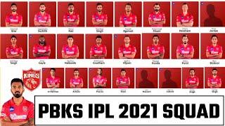 IPL 2021 - Punjab Kings Squad For The IPL 2021 | PBKS New Players List