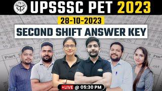 UPSSSC PET Exam Answer Key | PET Answer Key Shift 2 28 Oct, PET Shift 2nd Paper Analysis By TWA