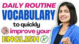 Daily Routine वाले Spoken English Vocabulary, English Connection Class by Kanchan Keshari