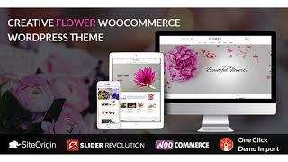 Creative Flower Woocommerce WordPress Theme | Themeforest Website Templates and Themes