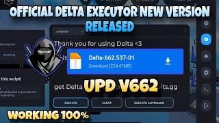 [NEW] DELTA EXECUTOR NEW OFFICIAL UPDATE RELEASED VERSION 662 | NO LAG | PASTEBIN | MOBILE/PC ROBLOX