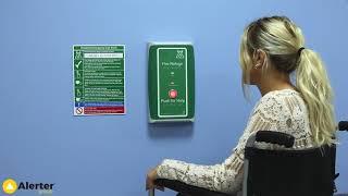 Refuge Alerter Demonstration video with PRC & Accessible Toilet Alarms