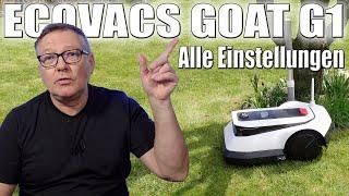 ECOVACS GOAT G1 - Alle Einstellungen am Gerät und in der App | Verbrauchertest-TV