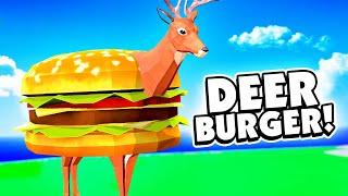 Juicy BEEF BURGER Mutation in Deeeer Simulator Gameplay