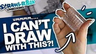 ARE THESE EVEN ART SUPPLIES...? | Mystery Art Box | Scrawlrbox Unboxing | Bullet Journal Supplies