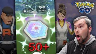 New Shadow Shiny Pokémon caught! 50+ Rocket Leaders defeated! (Pokémon GO)