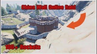 Online Raiding A China Wall Base - Rust Console Edition