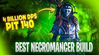 Diablo 4 : S4 Best Necromancer Bone Spirit Pit 140 build
