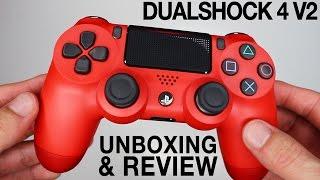 NEW Sony Dualshock 4 V2 Controllers Unboxing! Magma Red & Black