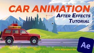 Car animation - After Effects Tutorial for Beginners