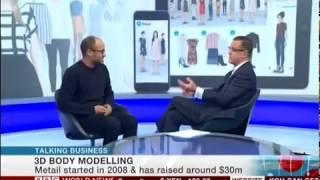 Metail CEO discussing MeModel and social sharing patents on BBC World News - Talking Business