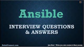 Ansible Interview Questions and Answers