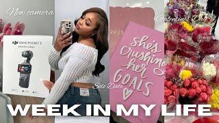 Weekly Vlog  | New Camera | Galentines day, Solo Date, Snow Days, Entrepreneur life