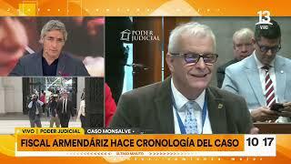 Fiscal Armendáriz explica cronología de la investigación contra Monsalve | Tu Día | Canal 13