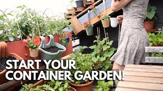 How To Start A Balcony Container Garden! Balconia Garden