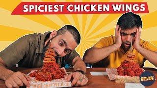  Spiciest Chicken Wings Eating Challenge | Challenge Accepted#19