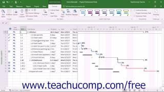 Project 2016 Tutorial Using WBS Codes Microsoft Training