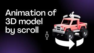 Scroll-Based 3D Animations | Three.js | Framer Motion