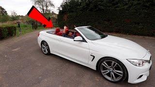 Kid Drives A BMW Convertible For The First Time (TEACHING A 12 YEAR OLD HOW TO DRIVE)