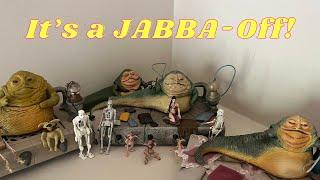 The best of all possible Jabba? A review and comparison of all original trilogy Jabba Hutt figures!