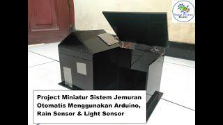 Membuat Jemuran Otomatis Berbasis Arduino, Sensor Cahaya/LDR, Sensor Hujan, dan Servo
