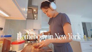 Homebody in New York | Chaotic week of home DIY projects, body image, cooking, living room revamp