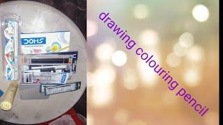 how to make art drawing  colouring pencil