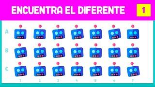 ENCUENTRA EL ICONO EXTRAÑO | BUSCA EL ICONO DIFERENTE Y ESCONDIDO | AGILIDAD VISUAL - BAZUM TEST