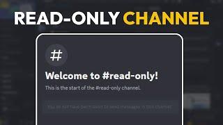 How To Make a Read Only Channel on Discord 2025