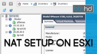 Configure NAT on ESXi Server with pfSense!