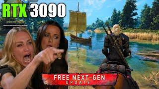 Witcher 3 NEXT GEN UPDATE PC Hotfix Gameplay  RTX 3090 4K RT Ultra Max Settings (4K 60FPS)