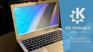 KDE Slimbook II at the Scottish Linux User Group