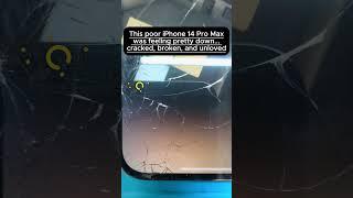 iPhone 14 Pro Screen Replacement – Before & After Transformation! #apple #smartphone #newyorktech