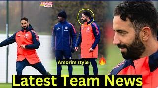 🟢BREAKINGRuben AMORIM Training Update||LOOK WHO'S BACK AT CARRINGTON MAN UTD NEWS#manunitednews