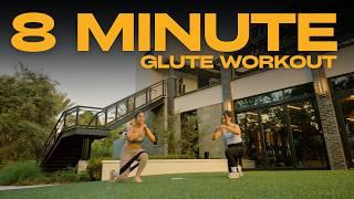 8-Minute Glute Band Workout: Quick Booty Burn at Home! 