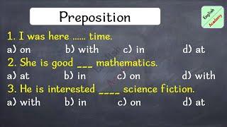 prepositions practice set-(6) for all board and competitive exams #englishacademy by deepak kr.