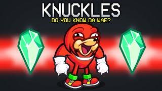 KNUCKLES MEME Mod In Among Us!