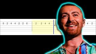 Sam Smith, Kim Petras - Unholy (Easy Guitar Tabs Tutorial)