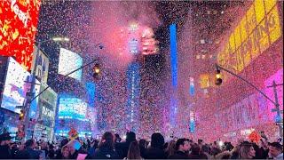 NYC Times Square New Years Eve 2023 Ball Drop Countdown Full