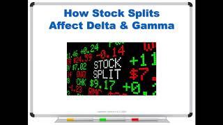 How Stock Splits Affect Delta & Gamma