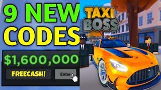 UPDATETAXI BOSS CODES DECEMBER 2024 | ROBLOX TAXI BOSS CODES 2024