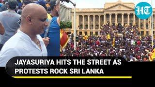 'Resign now': Sri Lankan legends Jayasuriya, Sangakkara join #GotaGoHome calls amid Colombo chaos